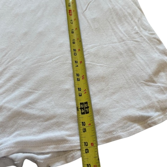 White Tank Top with Graphic Print - Picture 6 of 6